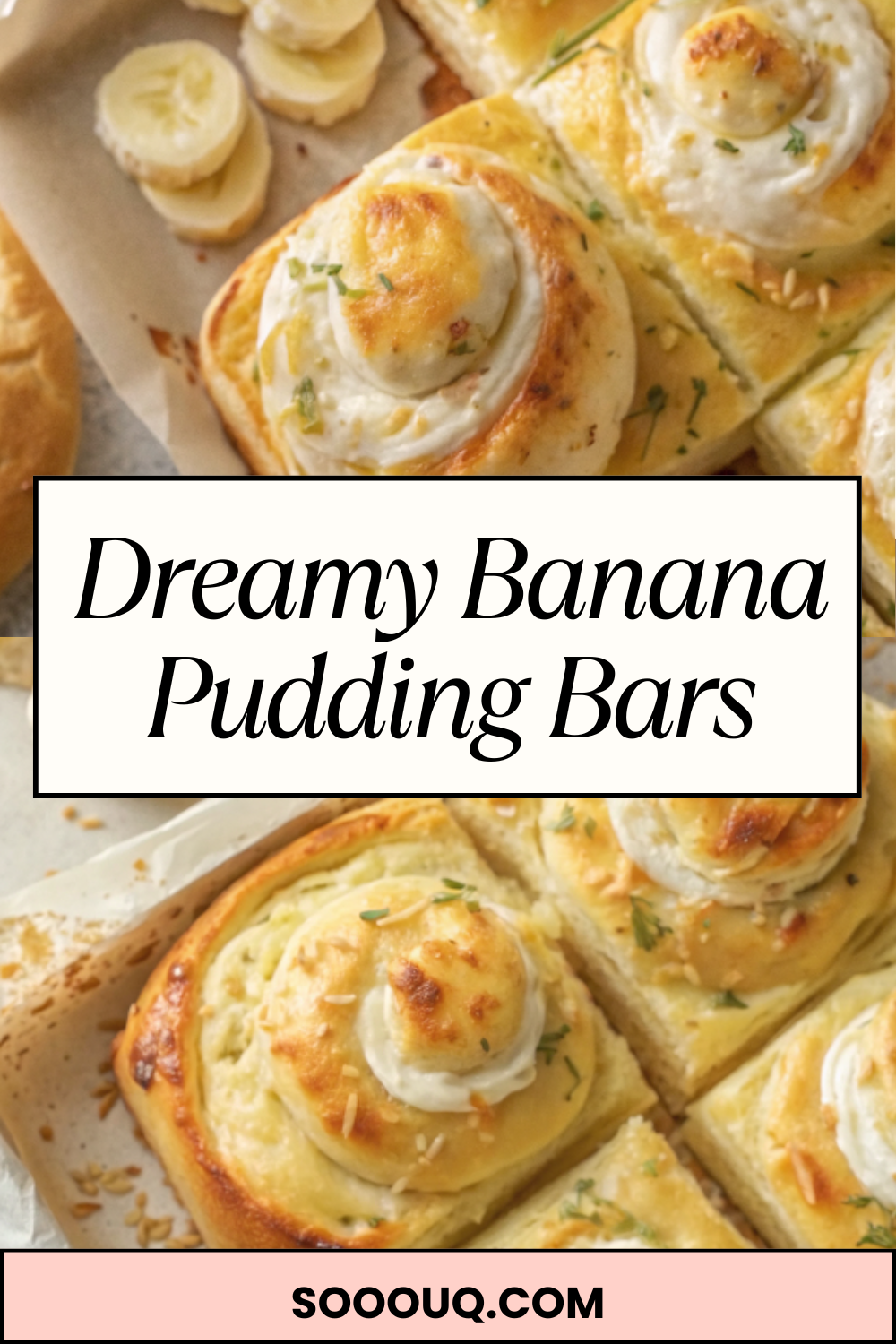 Dreamy Banana Pudding Bars